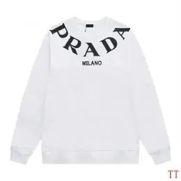 prada sweatshirt manches longues pour unisexe s_124110a